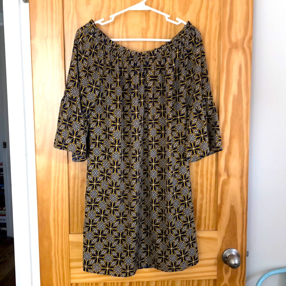 Soprano Gold/Blue swing top/tunic size M